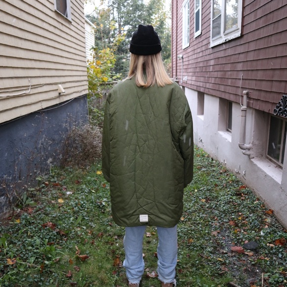 Military quilted puffer jacket - Picture 3 of 7